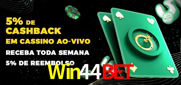 Promoções do cassino ao Vivo Win44Bet