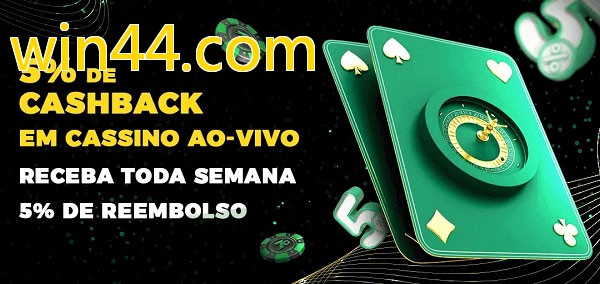 Promoções do cassino ao Vivo win44.com